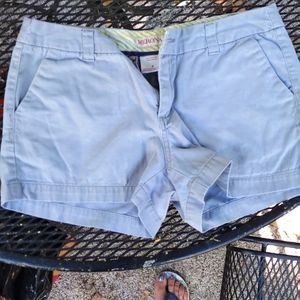 Pasty blue work shorts
